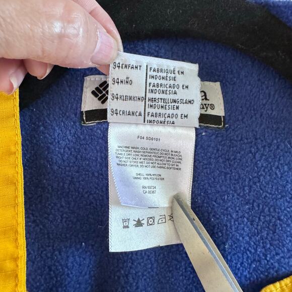 COLUMBIA Bib Snow Pants 3T Vintage Adventure Ride II Tactonite Adjustable 90's - Picture 10 of 10